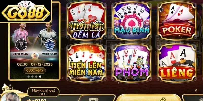 Game Bài Go88 – Sân Chơi Đẳng Cấp Dẫn Đầu Thị Trường 1 Giới thiệu về game bài Go88