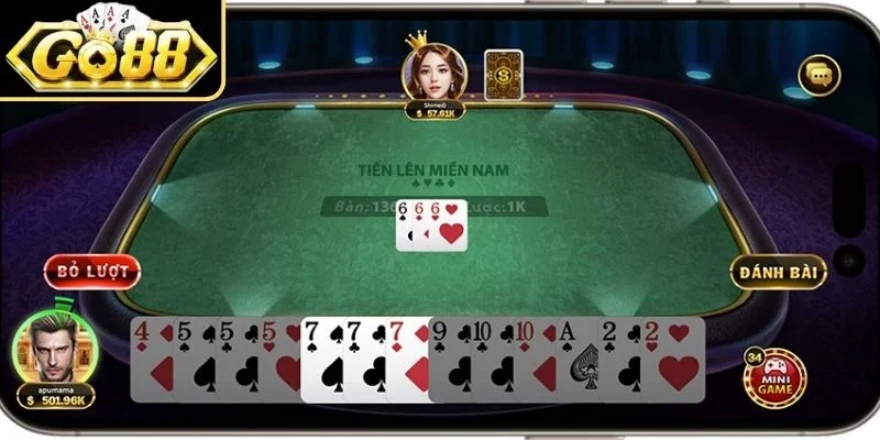 Game Bài Go88 – Sân Chơi Đẳng Cấp Dẫn Đầu Thị Trường 2 Tiến lên miền Nam hấp dẫn