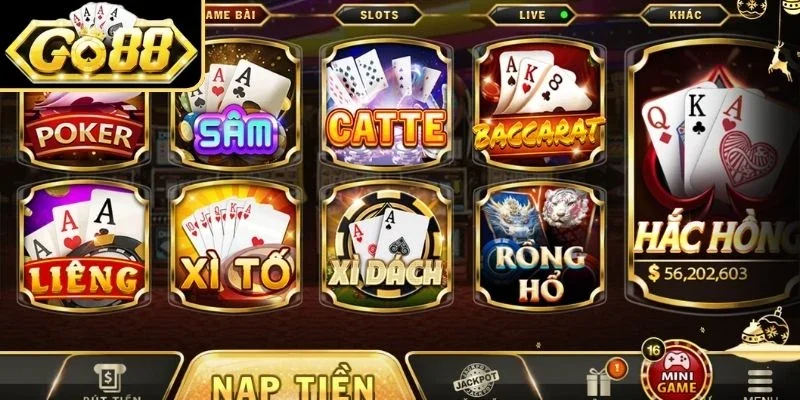 Game Bài Go88 – Sân Chơi Đẳng Cấp Dẫn Đầu Thị Trường 3 Ưu điểm khi chơi game bài tại Go88
